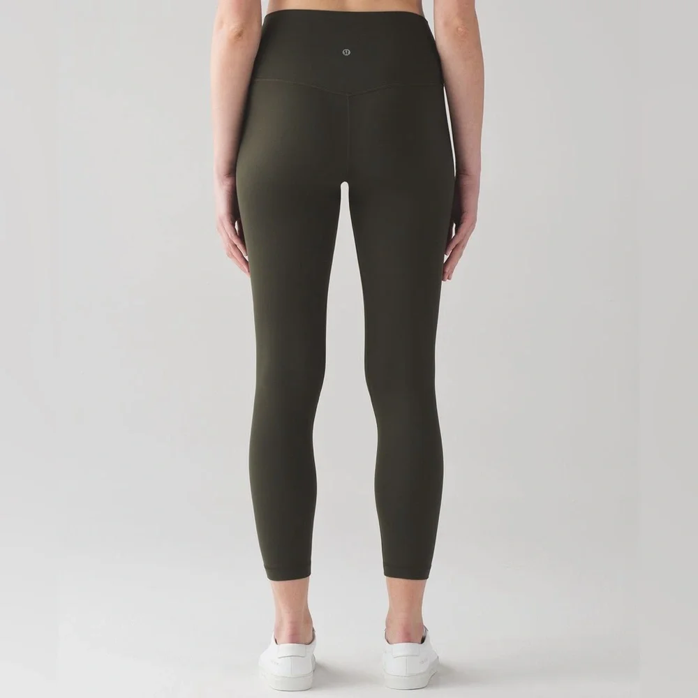 NWT Lululemon Align Pant II Dark‎ Olive Size 14
